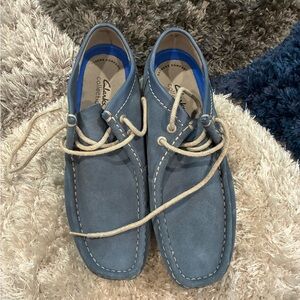Clarks Men's Blue Chukka Boots